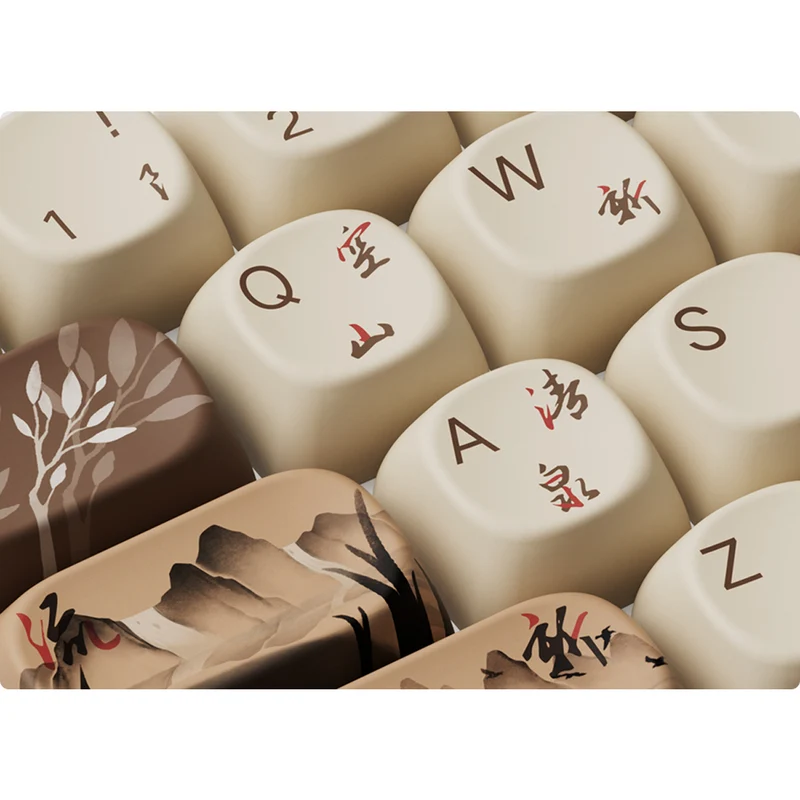 Akko Mountain Seclusion Keycap Set (MOA Profile 140 Keys, Cherry Profile 140 Keys)