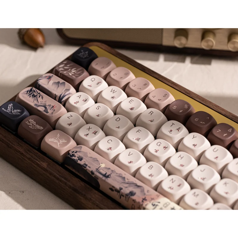 Akko Mountain Seclusion Keycap Set (MOA Profile 140 Keys, Cherry Profile 140 Keys)