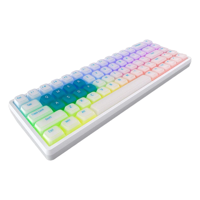 Lamzu Atlantis Pro RGB 68 Keys Gaming Keyboard Polar White (Magnetic Switch)
