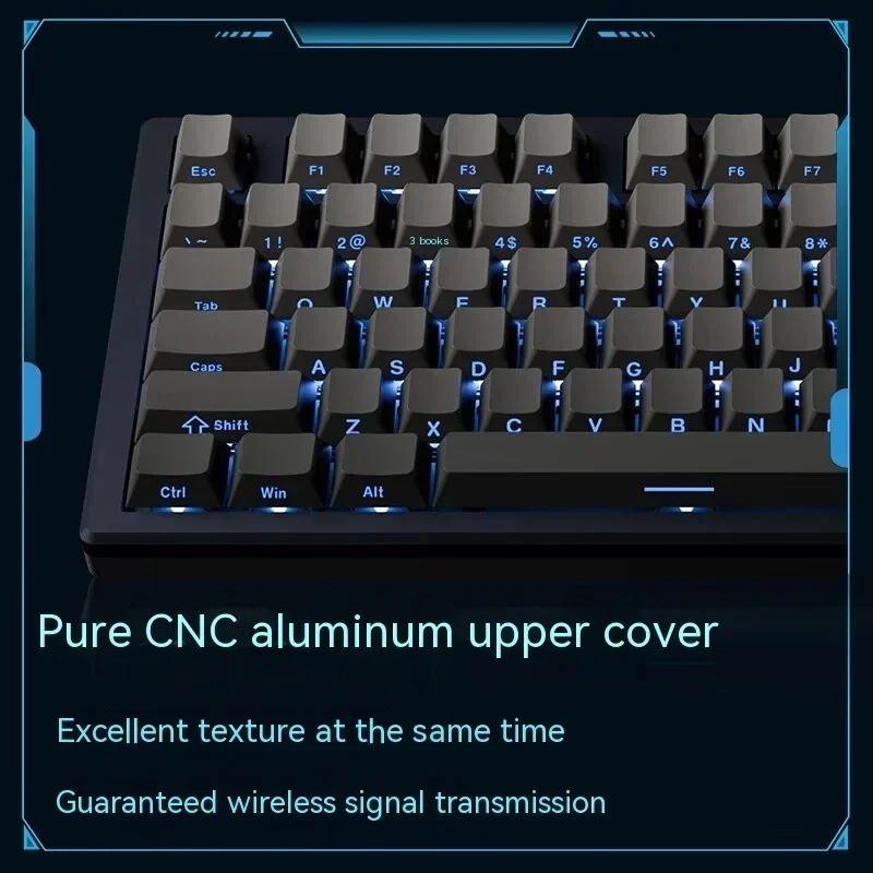 VXE V75X CNC Aluminum Wireless Mechanical Gaming Keyboard (Catharanthus)