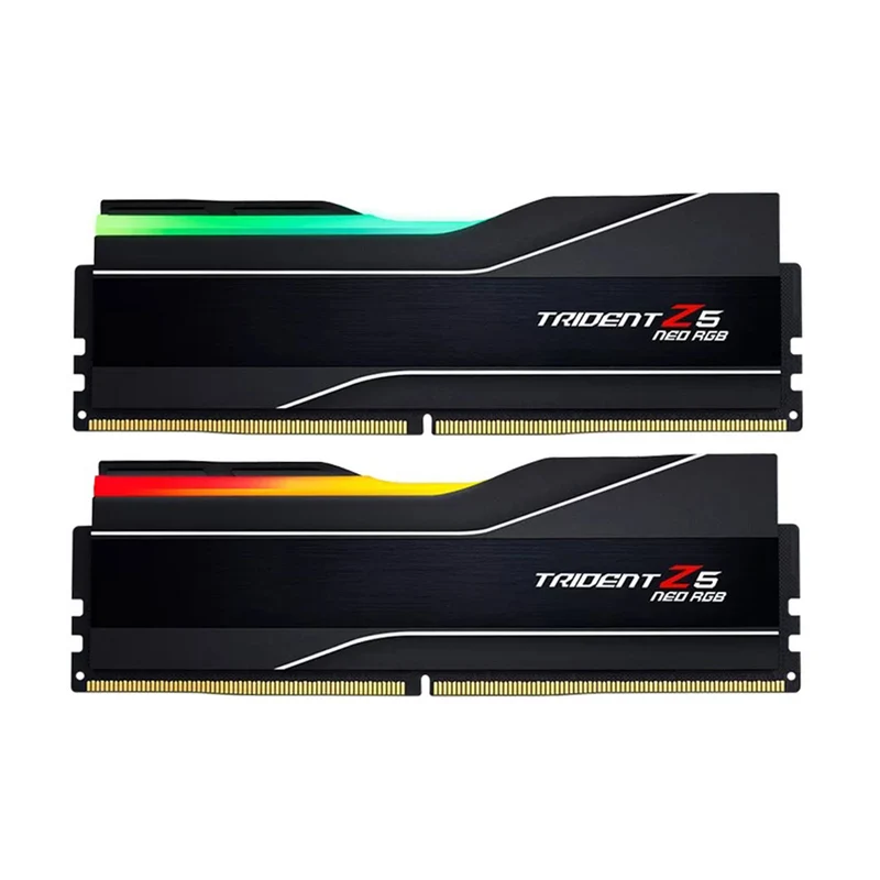 G.Skill Trident Z5 Neo RGB 32GB (2x16GB) DDR5 7200 MT/s CL34-45-45-115 1.40V AMD EXPO Desktop Memory (Matte Black) (F5-7200J3445G16GX2-TZ5NR)