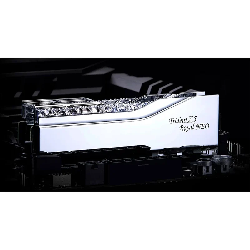 G.Skill Trident Z5 Royal Neo 32GB (2x16GB) DDR5 6400 MT/s CL30-39-39-102 1.40V AMD EXPO Desktop Memory (Silver) (F5-6400J3039G16GX2-TR5NS)