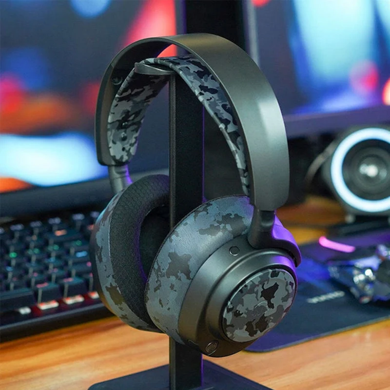 Wicked Cushions WC Side Speaker Plates for Arctis Nova Headsets (Black Camo, Red Camo, 90s Black, 90s White,Snow Camo, Speed Racer,Gold Marble,Navy Tiger,Geo Grey,Emerald Tide,Ivory Tide,The Simulation,Kinetic Wave, RandomFrankP,Leopard, Sage Gold Marble)