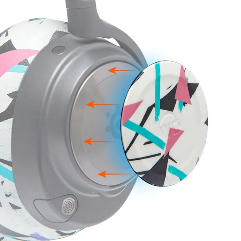 Wicked Cushions WC Side Speaker Plates for Arctis Nova Headsets (Black Camo, Red Camo, 90s Black, 90s White,Snow Camo, Speed Racer,Gold Marble,Navy Tiger,Geo Grey,Emerald Tide,Ivory Tide,The Simulation,Kinetic Wave, RandomFrankP,Leopard, Sage Gold Marble)