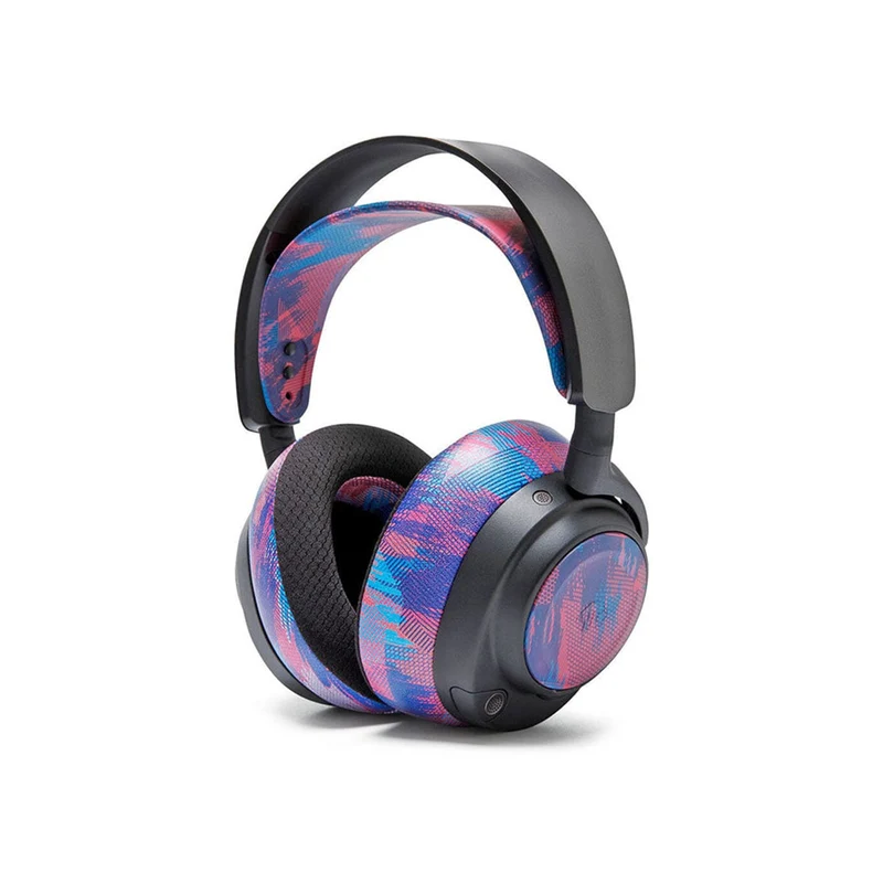 Wicked Cushions WC Side Speaker Plates for Arctis Nova Headsets (Black Camo, Red Camo, 90s Black, 90s White,Snow Camo, Speed Racer,Gold Marble,Navy Tiger,Geo Grey,Emerald Tide,Ivory Tide,The Simulation,Kinetic Wave, RandomFrankP,Leopard, Sage Gold Marble)