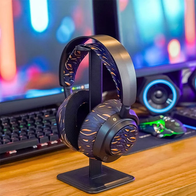 Wicked Cushions WC Side Speaker Plates for Arctis Nova Headsets (Black Camo, Red Camo, 90s Black, 90s White,Snow Camo, Speed Racer,Gold Marble,Navy Tiger,Geo Grey,Emerald Tide,Ivory Tide,The Simulation,Kinetic Wave, RandomFrankP,Leopard, Sage Gold Marble)