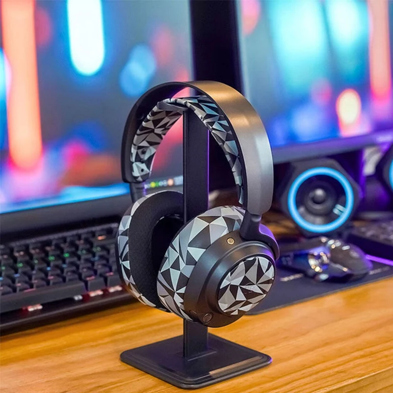 Wicked Cushions WC Side Speaker Plates for Arctis Nova Headsets (Black Camo, Red Camo, 90s Black, 90s White,Snow Camo, Speed Racer,Gold Marble,Navy Tiger,Geo Grey,Emerald Tide,Ivory Tide,The Simulation,Kinetic Wave, RandomFrankP,Leopard, Sage Gold Marble)