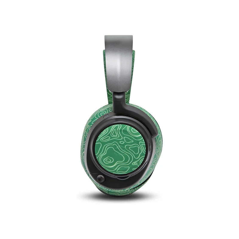 Wicked Cushions WC Side Speaker Plates for Arctis Nova Headsets (Black Camo, Red Camo, 90s Black, 90s White,Snow Camo, Speed Racer,Gold Marble,Navy Tiger,Geo Grey,Emerald Tide,Ivory Tide,The Simulation,Kinetic Wave, RandomFrankP,Leopard, Sage Gold Marble)