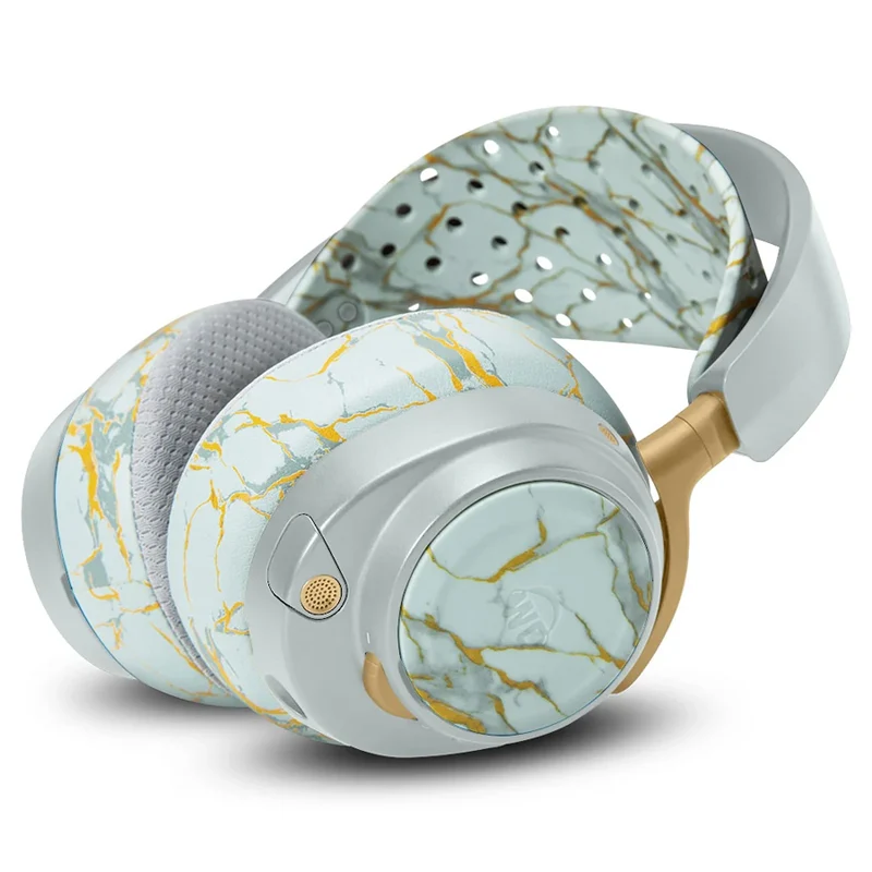 Wicked Cushions WC Side Speaker Plates for Arctis Nova Headsets (Black Camo, Red Camo, 90s Black, 90s White,Snow Camo, Speed Racer,Gold Marble,Navy Tiger,Geo Grey,Emerald Tide,Ivory Tide,The Simulation,Kinetic Wave, RandomFrankP,Leopard, Sage Gold Marble)