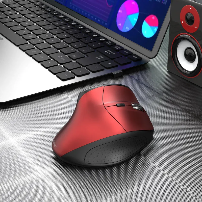 E-Yooso X-45 Tri-Mode Mouse (Red/Black, Black)