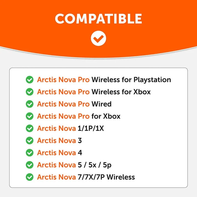 Wicked Cushions WC Silicone HeadbandZ for Arctis Nova Headsets (90s Black, White, Black Camo, Red Camo, 90s White, Snow Camo, Gold Marble, Geo Grey, Black, Speed Racer, Navy Tiger, Emerald Tide, Ivory Tide, The Simulation, Kinetic Wave, RandomFrankP)