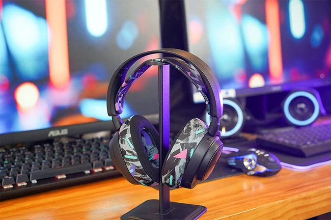 Wicked Cushions WC Silicone HeadbandZ for Arctis Nova Headsets (90s Black, White, Black Camo, Red Camo, 90s White, Snow Camo, Gold Marble, Geo Grey, Black, Speed Racer, Navy Tiger, Emerald Tide, Ivory Tide, The Simulation, Kinetic Wave, RandomFrankP)
