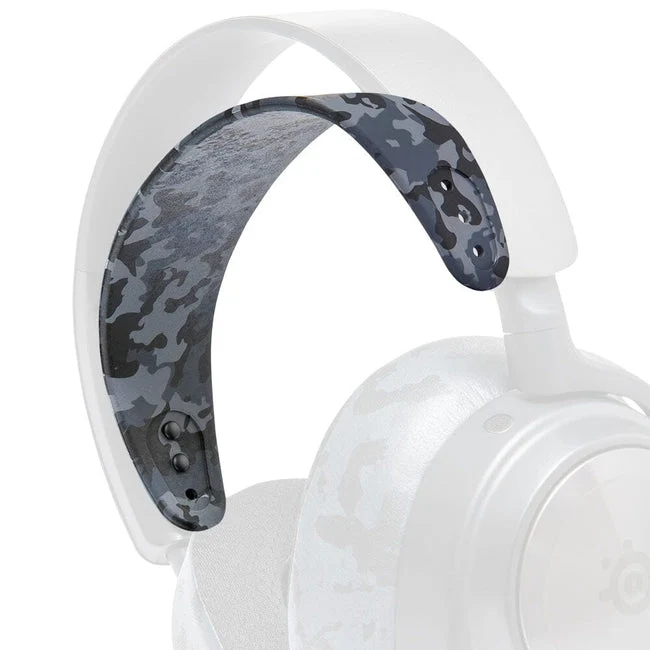 Wicked Cushions WC Silicone HeadbandZ for Arctis Nova Headsets (90s Black, White, Black Camo, Red Camo, 90s White, Snow Camo, Gold Marble, Geo Grey, Black, Speed Racer, Navy Tiger, Emerald Tide, Ivory Tide, The Simulation, Kinetic Wave, RandomFrankP)