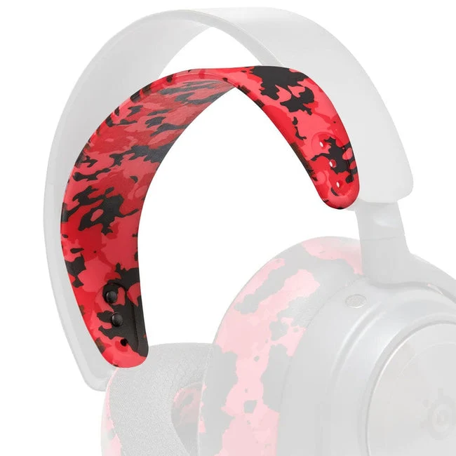 Wicked Cushions WC Silicone HeadbandZ for Arctis Nova Headsets (90s Black, White, Black Camo, Red Camo, 90s White, Snow Camo, Gold Marble, Geo Grey, Black, Speed Racer, Navy Tiger, Emerald Tide, Ivory Tide, The Simulation, Kinetic Wave, RandomFrankP)