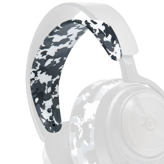 Wicked Cushions WC Silicone HeadbandZ for Arctis Nova Headsets (90s Black, White, Black Camo, Red Camo, 90s White, Snow Camo, Gold Marble, Geo Grey, Black, Speed Racer, Navy Tiger, Emerald Tide, Ivory Tide, The Simulation, Kinetic Wave, RandomFrankP)