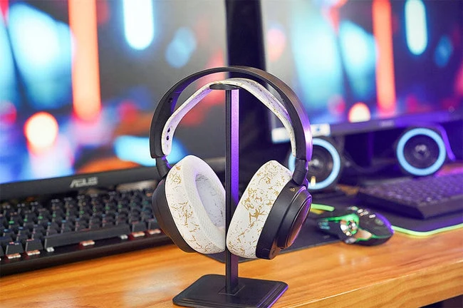 Wicked Cushions WC Silicone HeadbandZ for Arctis Nova Headsets (90s Black, White, Black Camo, Red Camo, 90s White, Snow Camo, Gold Marble, Geo Grey, Black, Speed Racer, Navy Tiger, Emerald Tide, Ivory Tide, The Simulation, Kinetic Wave, RandomFrankP)