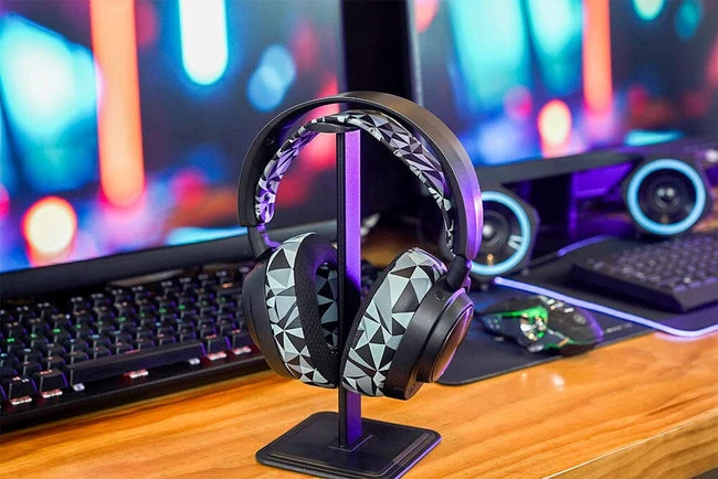Wicked Cushions WC Silicone HeadbandZ for Arctis Nova Headsets (90s Black, White, Black Camo, Red Camo, 90s White, Snow Camo, Gold Marble, Geo Grey, Black, Speed Racer, Navy Tiger, Emerald Tide, Ivory Tide, The Simulation, Kinetic Wave, RandomFrankP)