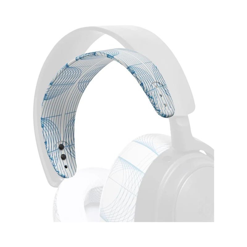 Wicked Cushions WC Silicone HeadbandZ for Arctis Nova Headsets (90s Black, White, Black Camo, Red Camo, 90s White, Snow Camo, Gold Marble, Geo Grey, Black, Speed Racer, Navy Tiger, Emerald Tide, Ivory Tide, The Simulation, Kinetic Wave, RandomFrankP)