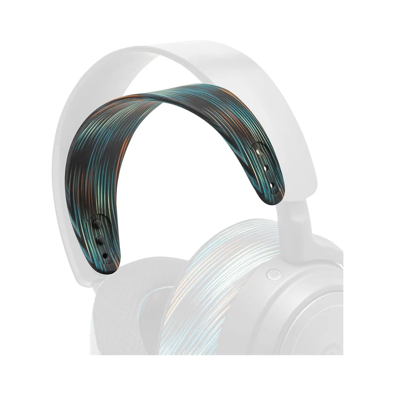 Wicked Cushions WC Silicone HeadbandZ for Arctis Nova Headsets (90s Black, White, Black Camo, Red Camo, 90s White, Snow Camo, Gold Marble, Geo Grey, Black, Speed Racer, Navy Tiger, Emerald Tide, Ivory Tide, The Simulation, Kinetic Wave, RandomFrankP)