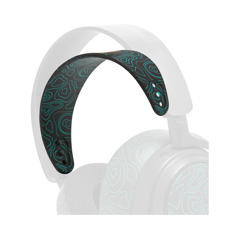 Wicked Cushions WC Silicone HeadbandZ for Arctis Nova Headsets (90s Black, White, Black Camo, Red Camo, 90s White, Snow Camo, Gold Marble, Geo Grey, Black, Speed Racer, Navy Tiger, Emerald Tide, Ivory Tide, The Simulation, Kinetic Wave, RandomFrankP)