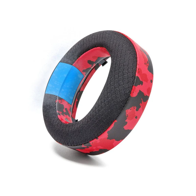 Wicked Cushions WC FreeZe Pulse 3D V2 - Cooling Gel Earpads for PS5 Pulse 3D Headset (Black, Red Camo, Black Camo, 90s White, 90s Black)