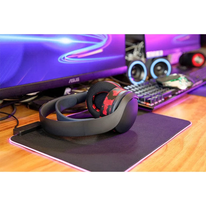 Wicked Cushions WC FreeZe Pulse 3D V2 - Cooling Gel Earpads for PS5 Pulse 3D Headset (Black, Red Camo, Black Camo, 90s White, 90s Black)