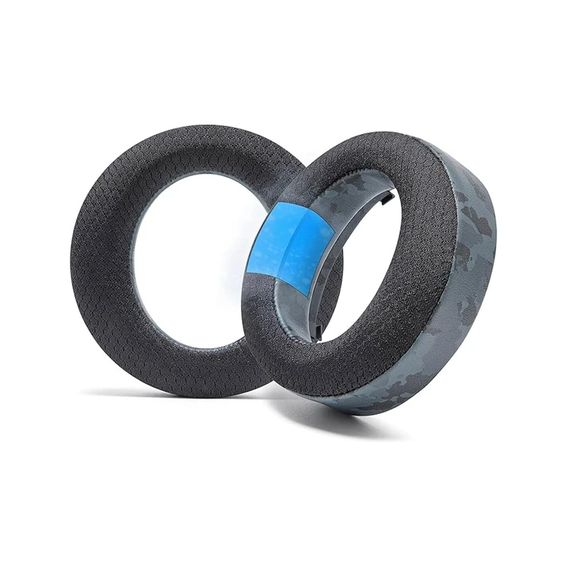 Wicked Cushions WC FreeZe Pulse 3D V2 - Cooling Gel Earpads for PS5 Pulse 3D Headset (Black, Red Camo, Black Camo, 90s White, 90s Black)