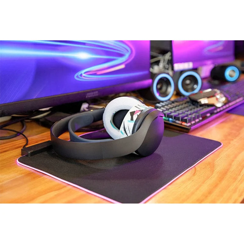 Wicked Cushions WC FreeZe Pulse 3D V2 - Cooling Gel Earpads for PS5 Pulse 3D Headset (Black, Red Camo, Black Camo, 90s White, 90s Black)