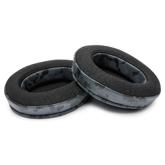 Wicked Cushions Arctis Nova Earpads (Compatible w/ Arctis Nova 1/1P/1X, 3, 4/4P/4X, 5/5P/5X, 7/7P/7X, Nova Pro Wired) - WC FreeZe Cooling Gel (Black, Black Camo, Red Camo, Speed Racer, Hex Red, 90s White, 90s Black, Navy Tiger, Geo Grey)