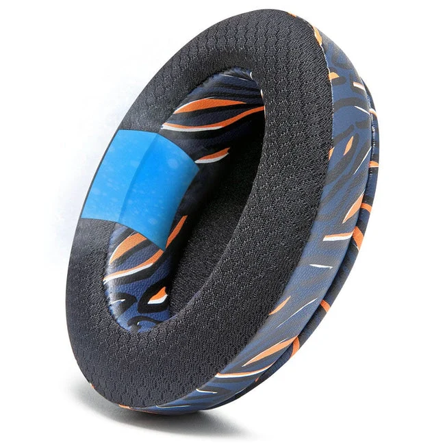 Wicked Cushions Arctis Nova Earpads (Compatible w/ Arctis Nova 1/1P/1X, 3, 4/4P/4X, 5/5P/5X, 7/7P/7X, Nova Pro Wired) - WC FreeZe Cooling Gel (Black, Black Camo, Red Camo, Speed Racer, Hex Red, 90s White, 90s Black, Navy Tiger, Geo Grey)