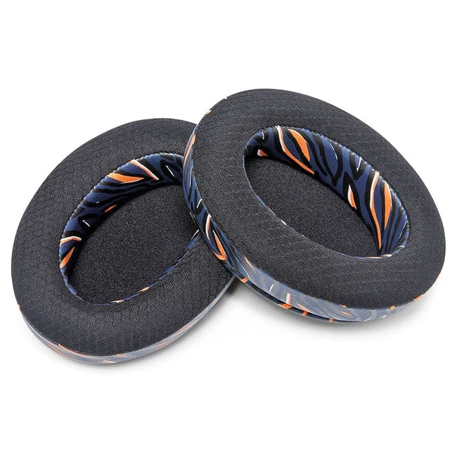 Wicked Cushions Arctis Nova Earpads (Compatible w/ Arctis Nova 1/1P/1X, 3, 4/4P/4X, 5/5P/5X, 7/7P/7X, Nova Pro Wired) - WC FreeZe Cooling Gel (Black, Black Camo, Red Camo, Speed Racer, Hex Red, 90s White, 90s Black, Navy Tiger, Geo Grey)
