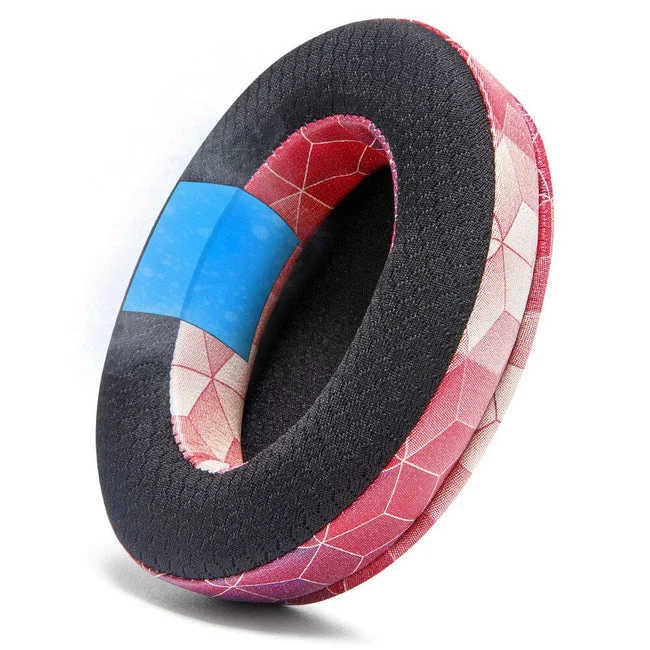 Wicked Cushions Arctis Nova Earpads (Compatible w/ Arctis Nova 1/1P/1X, 3, 4/4P/4X, 5/5P/5X, 7/7P/7X, Nova Pro Wired) - WC FreeZe Cooling Gel (Black, Black Camo, Red Camo, Speed Racer, Hex Red, 90s White, 90s Black, Navy Tiger, Geo Grey)