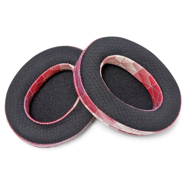 Wicked Cushions Arctis Nova Earpads (Compatible w/ Arctis Nova 1/1P/1X, 3, 4/4P/4X, 5/5P/5X, 7/7P/7X, Nova Pro Wired) - WC FreeZe Cooling Gel (Black, Black Camo, Red Camo, Speed Racer, Hex Red, 90s White, 90s Black, Navy Tiger, Geo Grey)