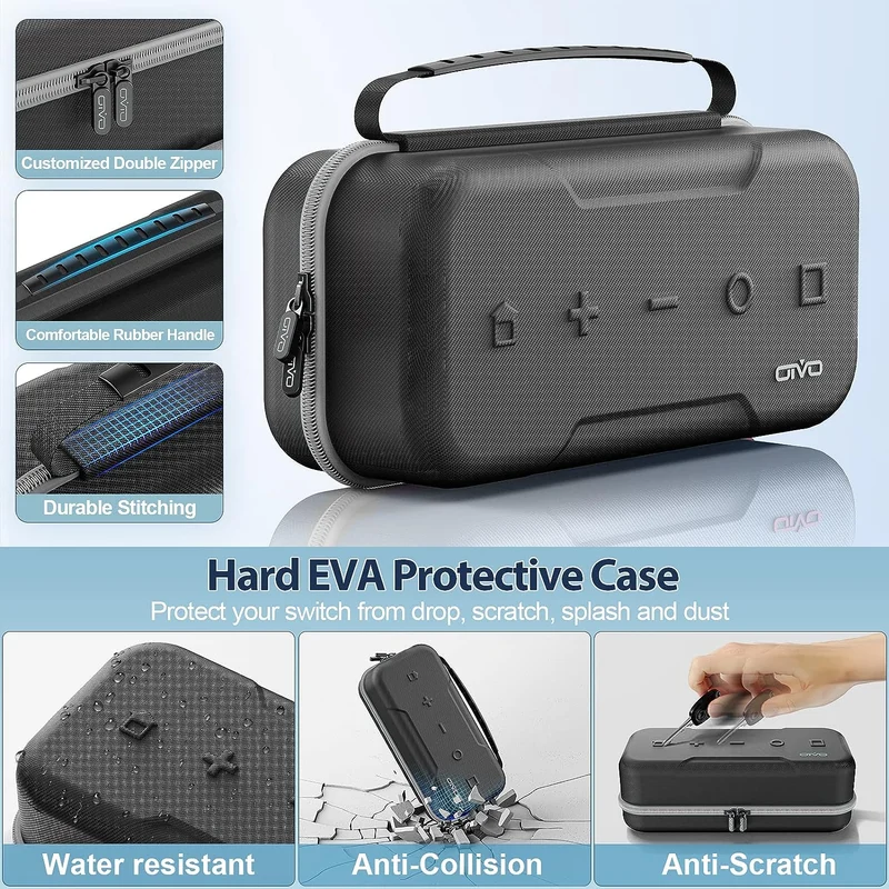 NSW Oivo Carry Case For N-Switch / N-Switch Oled (Gray) (IV-SW188)