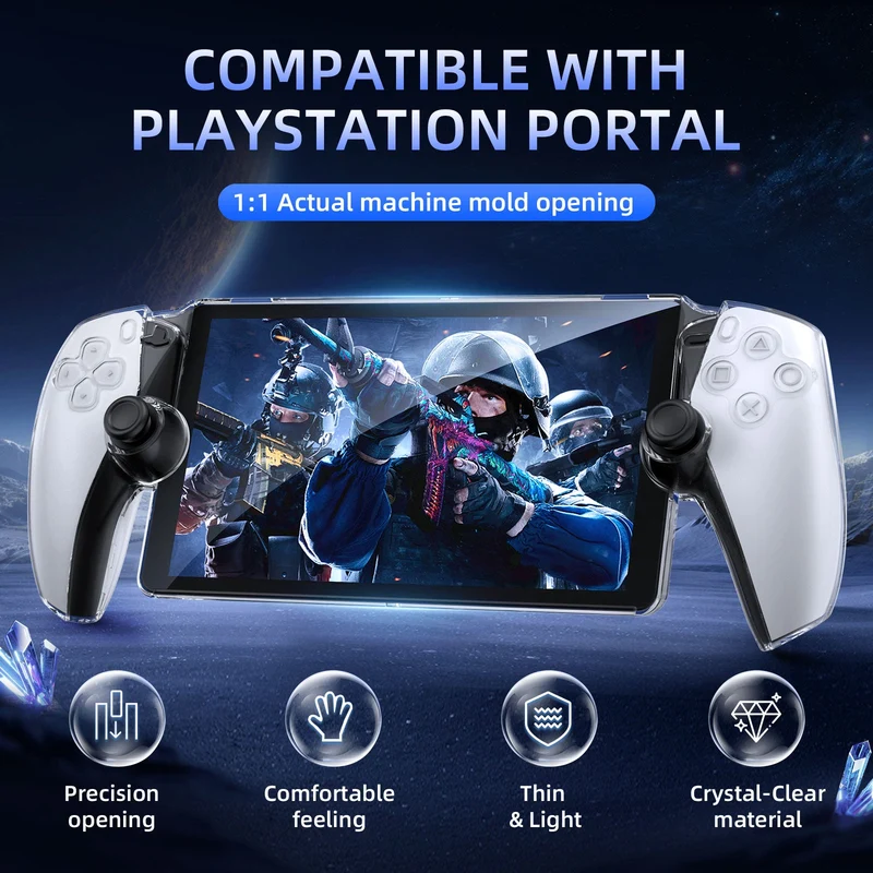 IINE Transparent Protective Case For PlayStation Portal (L923)