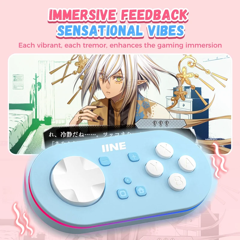 IINE Pocket Game Controller (Pink, Blue)