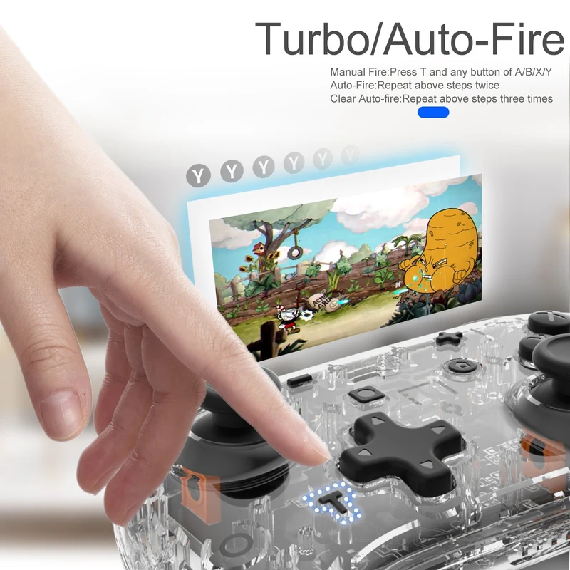 IINE Transparent Mini Controller for Switch (L530)
