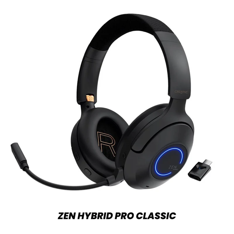 Creative Zen Hybrid Pro Bluetooth Headphones (Black) (Zen Hybrid Pro Classic, Zen Hybrid Pro, Zen Hybrid Pro SXFI)