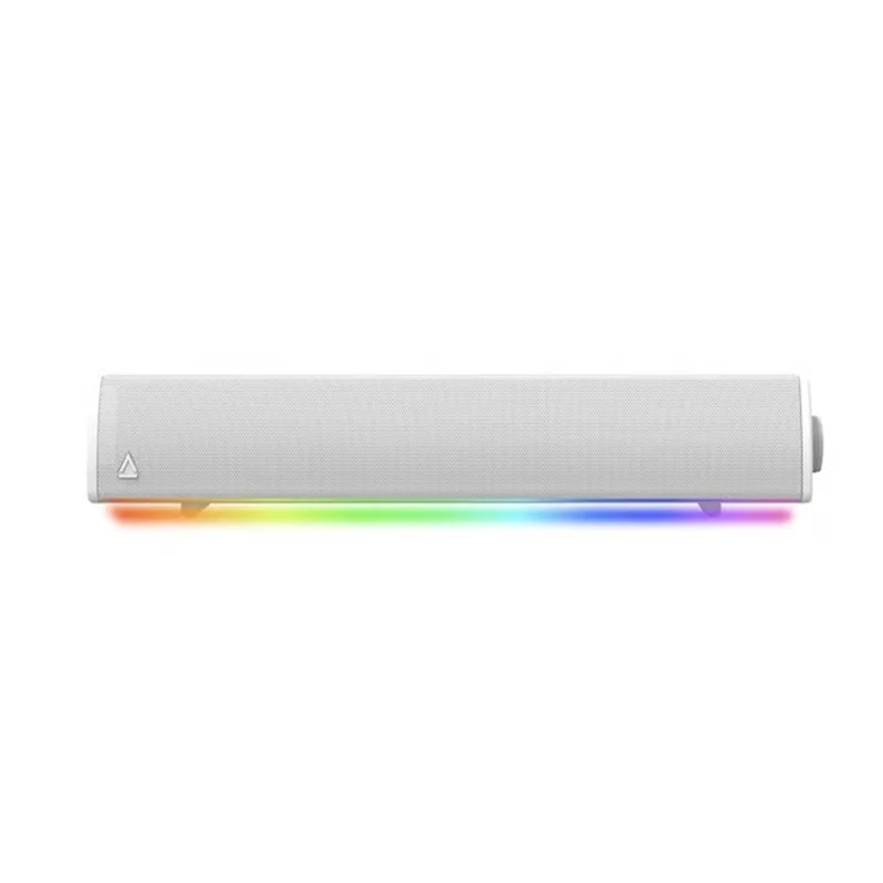 Creative Sound Blaster GS3 Compact RGB Gaming Soundbar with SuperWide Technology Powered via USB Bluetooth 5.4 (Black, White)