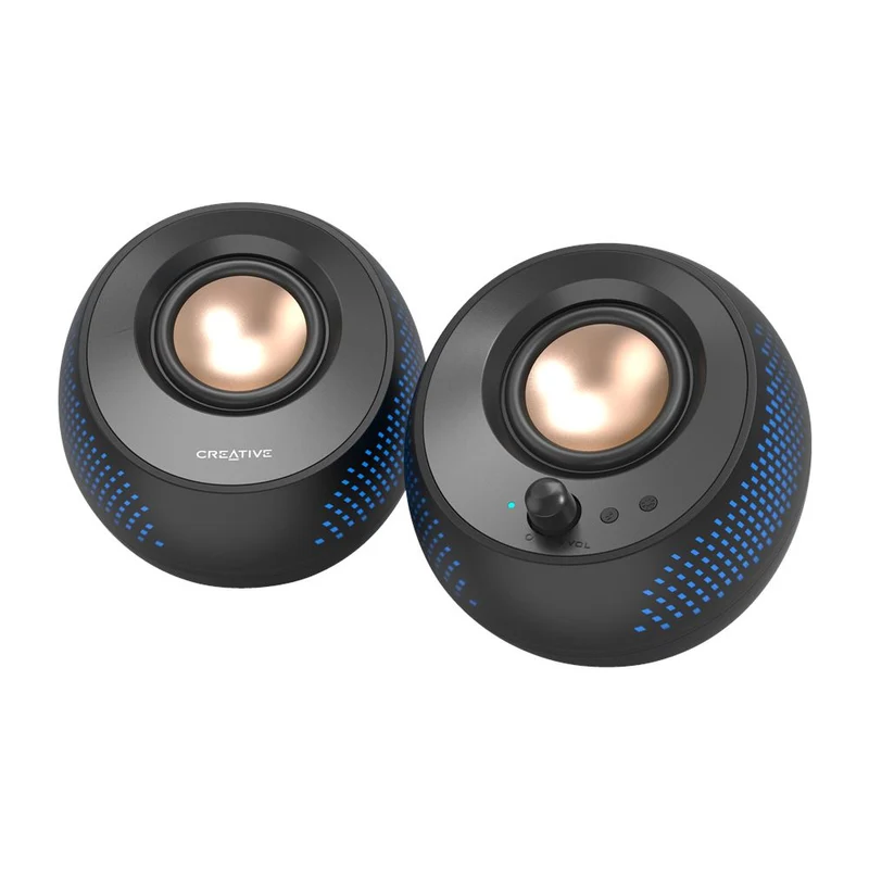 Creative Pebble X 2.0 Channel USB Type-C Computer Speaker (Black)