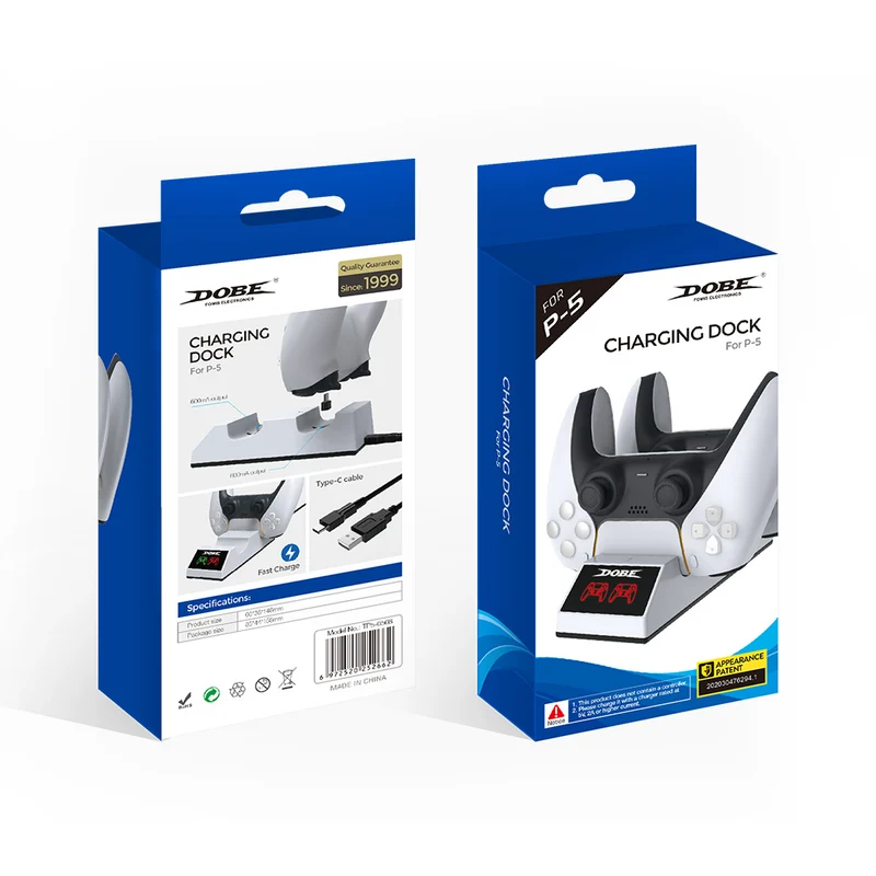 PS5 Dobe Dualsense Controller Charging Dock TP5-0508M
