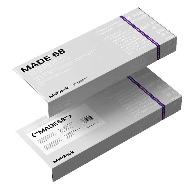 Melgeek MADE68 Purple Light DIY Magnetic Switch Keyboard