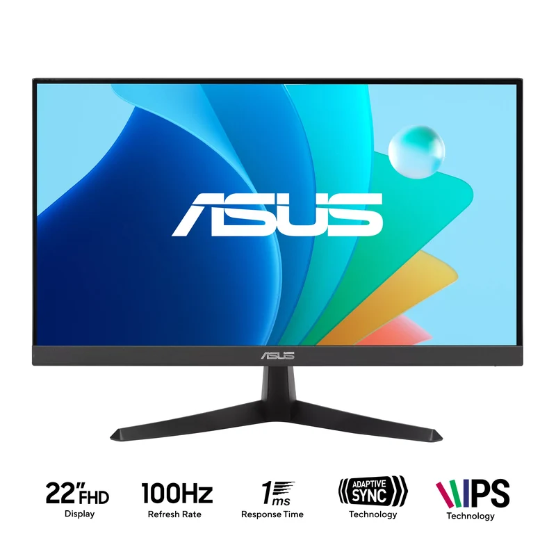 Asus VY229HF 22" FHD (1920x1080) 100Hz 1ms MPRT IPS Adaptive Sync Eye Care Gaming Monitor