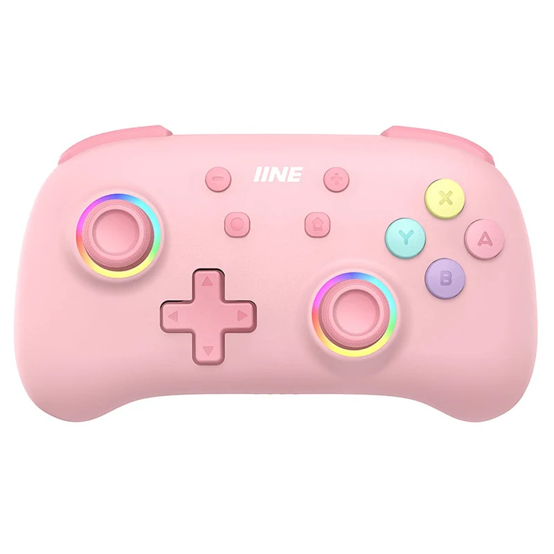 IINE Candy Pop Mini Controller for Switch/ Android/ iOS/ PC (Macaron Pink, Macaron Purple)