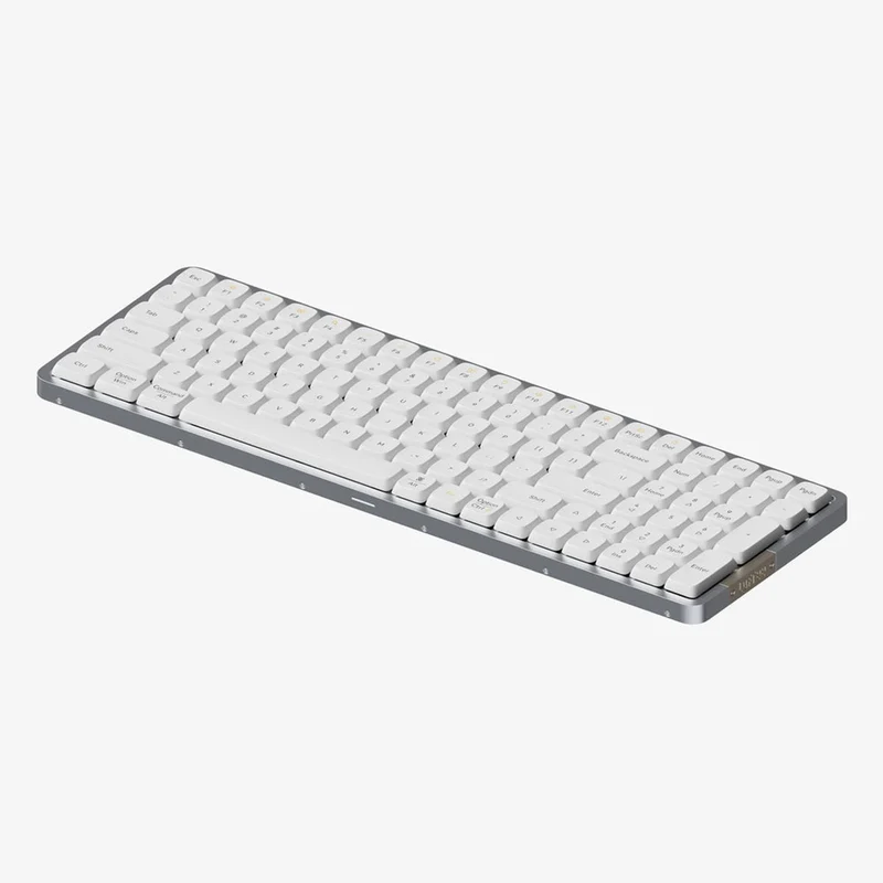 Lofree Flow 100 Keys Dual Mode Low Profile Mechanical Keyboard (Silver, Black)
