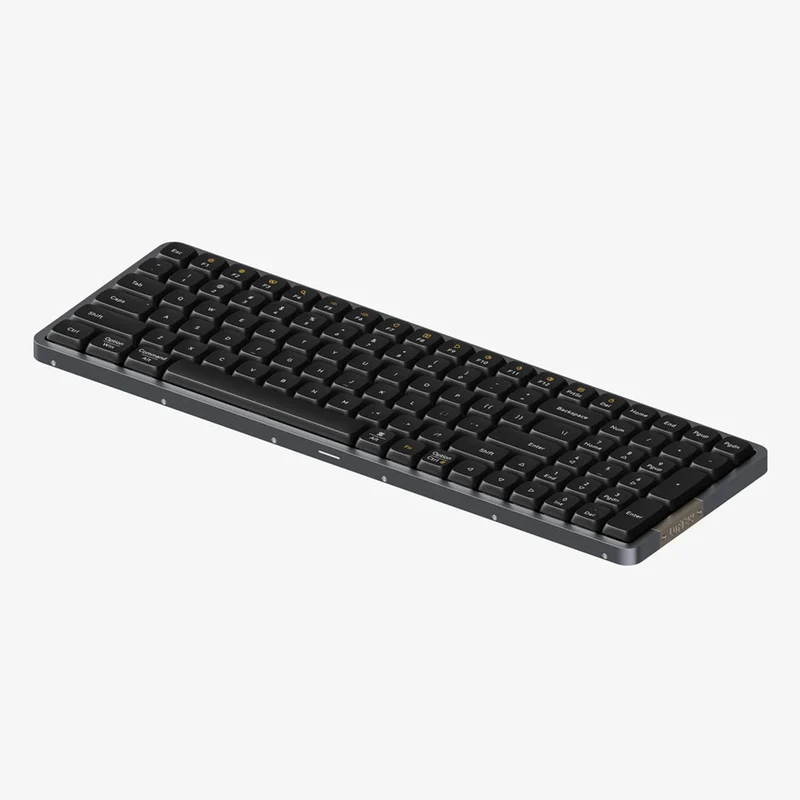 Lofree Flow 100 Keys Dual Mode Low Profile Mechanical Keyboard (Silver, Black)