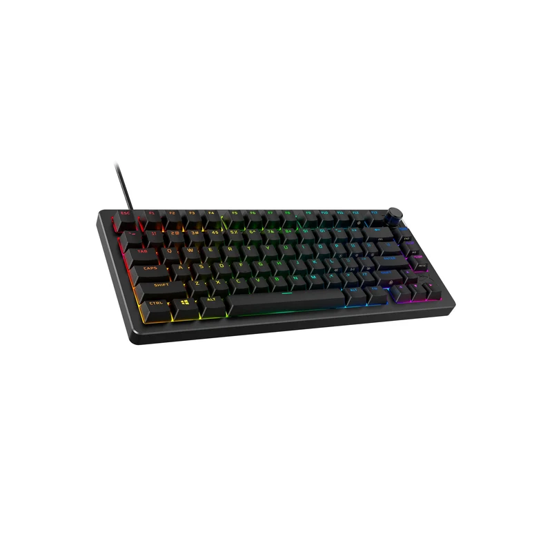 HyperX Alloy Rise 75 RGB Mechanical Gaming Keyboard Black (Red Linear Switch) (7G7A4AA#ABA)