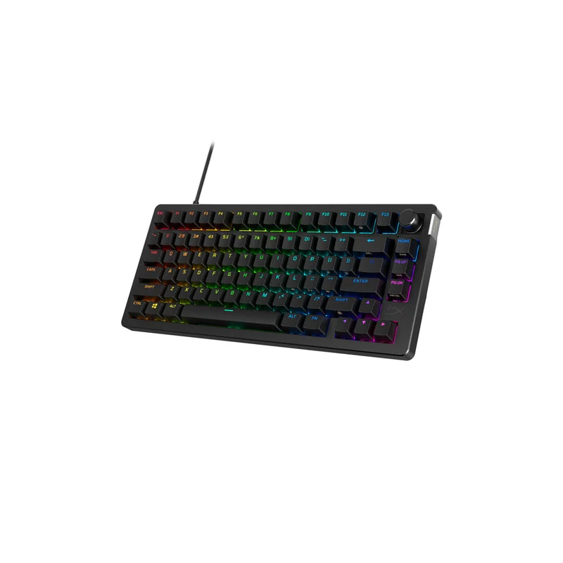 HyperX Alloy Rise 75 RGB Mechanical Gaming Keyboard Black (Red Linear Switch) (7G7A4AA#ABA)