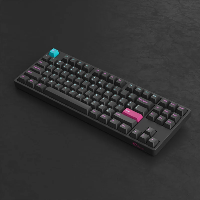 Akko Midnight 5087S VIA QMK Wired RGB Hot-Swappable Mechanical Keyboard (Akko V3 Cream Yellow Pro)
