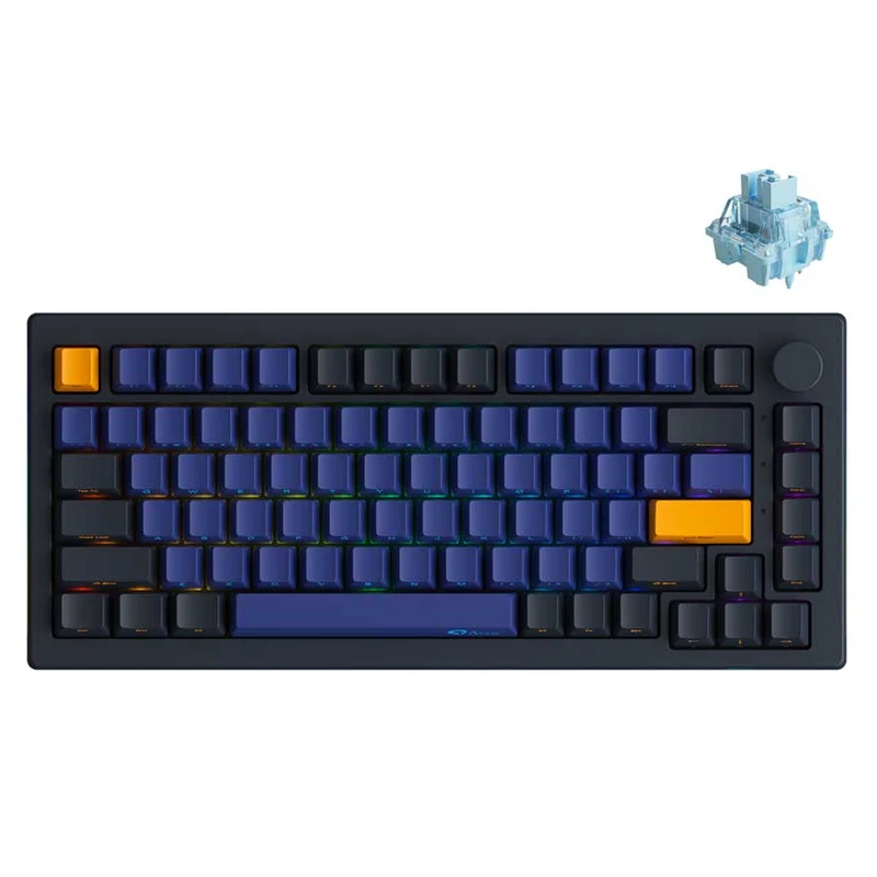 Akko Horizon SP 5075B Plus Multi-Mode RGB Hot-Swappable Mechanical Keyboard (Akko V3 Cream Blue Pro, Akko V3 Cream Yellow Pro)